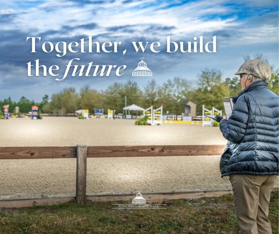 Person overlooking the Carolina Horse Park arena